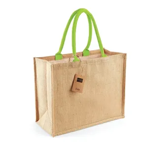 Jute Classic Shopper Eco-Friendly Promotional Tote Bags Sustainable and Stylish - Product Image 5