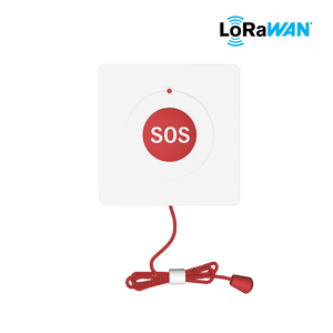 Botón de Pánico de Emergencia IoT LoRaWAN, Configuración NFC, Carcasa IP65, Sistema de Alerta de Llamada para Enfermeras, para Hospitales y Cuidado de Personas Mayores - Product Image 1