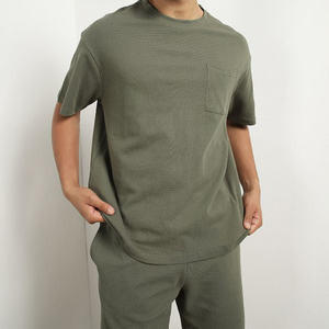 Conjunto de Dos Piezas de Ropa Casual para Hombre, Camiseta y Pantalones Cortos, Ropa Deportiva para Entrenamiento, Correr, Fitness, Conjuntos Estampados para Hombre, Servicio OEM - Product Image 3