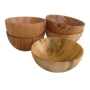 เครื่องใช้ในโรงแรมชามเสิร์ฟอาหารไม้เนื้อแข็งเครื่องครัวชามเสิร์ฟอาหารเหมาะสำหรับงานแต่งงานอุปกรณ์เสริมที่มีสไตล์ - Product Image 5