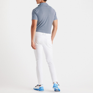 Polo décontracté pour homme de haute qualité, 100% coton, manches courtes, tissu tricoté respirant, logo sur le devant, coupe classique - Product Image 2