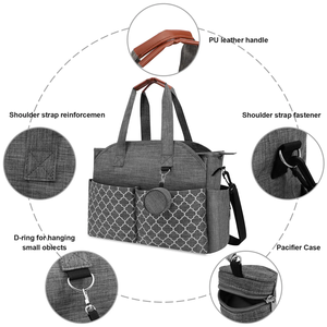 2025 sacs fourre-tout haute performance pour femmes fermeture à glissière personnalisable matériau Oxford doux Design élégant avec sangle réglable - Product Image 3