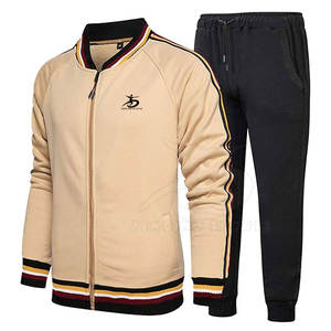 2025 nuevo diseño de chándal para hombre transpirable Casual Otoño Invierno desgaste sólido patrón conjuntos disponibles para venta al por mayor - Product Image 1