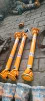 Accouplements de cardan en acier industriel, arbres de transmission flexibles pour machines lourdes, support OEM depuis l'Inde