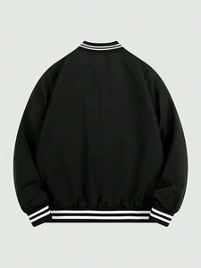 Chaqueta universitaria con logotipo personalizado chaquetas de béisbol para hombre/chaqueta de Letterman informal de moda de alta calidad para invierno otoño 2025 transpirable - Product Image 6