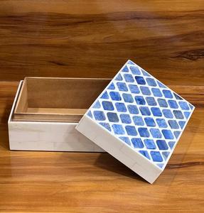 กล่องเก็บไม้แข็งแบบทำด้วยมือยังไม่เสร็จหรูหราได้รับแรงบันดาลใจจากงานฝีมือ HF รูปทรงต่างๆของขวัญไม้ขายส่งตามต้องการ - Product Image 4