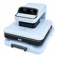 Presse à Chaud Électrique Automatique avec Écran Tactile LCD, Pression Automatique et Tiroir Coulissant à Levage Automatique pour Sublimation DTF