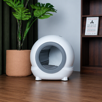 Bac à litière pour chat automatique autonettoyant 65L Globe OEM, contrôle des odeurs, nettoyage automatique, Europe