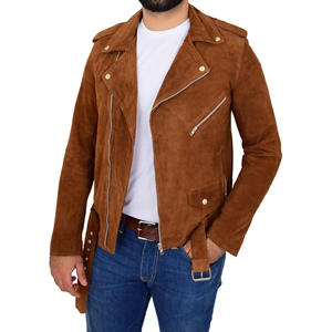 Men'sTop Quality Premium Leather Fashion Jacket Suede Leather Premium Soft Touch Fully <b>Lined</b> Black Suede <b>Jeans</b> Style Jacket - Product Image 1
