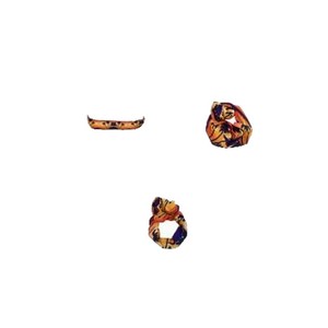 Turban italien Tocco Di Minerva T-2015 24 lignes de cheveux de style ethnique accessoire en coton de haute qualité fait à la main pour un look d'été élégant - Product Image 1