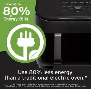 Nueva Freidora de Aire Digital Inteligente con Pantalla Táctil de 9L y 1800W, Freidora Eléctrica Visible de Acero Inoxidable, Freidora de Aire Caliente en Oferta - Product Image 4