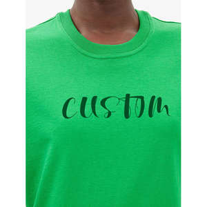 Camiseta con estampado personalizado, camiseta Polo de poliéster y algodón liso, camiseta de gran tamaño para hombres y mujeres con opciones de logotipo personalizado - Product Image 4