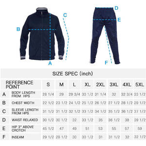 Vente en gros Ensemble de survêtements athlétiques bleu marine, survêtements performants et stylés au quotidien pour hommes - Product Image 6