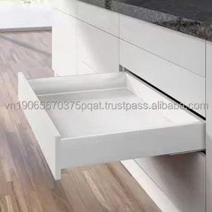 Aodeli Modern pour tiroirs : Kit de glissières à fermeture amortie pour tiroirs en verre et en métal, idéal pour entrepôt, hôpital, salon, atelier - Product Image 6