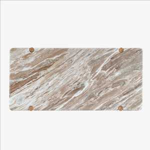 Mesa de Centro Moderna de Madera Maciza con Detalles Acanalados, Diseño Ecológico y Duradero - Product Image 3