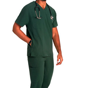 Combinaisons de travail en rayonne et en toile tricotée unisexe de haute qualité, personnalisables, livraison rapide, nouveau style, vêtements de travail pour hôpital 2026 - Product Image 6