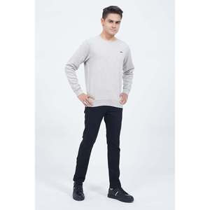 Sweat-shirt Unze London CLOVIS XL à col rond, manches longues, uni, anti-plis, anti-rétrécissement, tricoté épais, technique d'impression sérigraphique en relief - Product Image 4