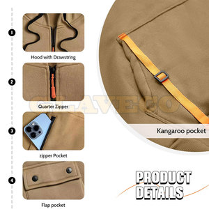 Nouveau design de sweats à capuche softshell en coton mélangé, tenue décontractée, vêtements d'hiver, sweats à capuche softshell pour hommes - Product Image 4