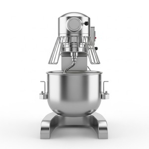 Robot pâtissier électrique professionnel 3 vitesses, bol en acier inoxydable, crochet pétrisseur, usage intensif commercial - Product Image 5