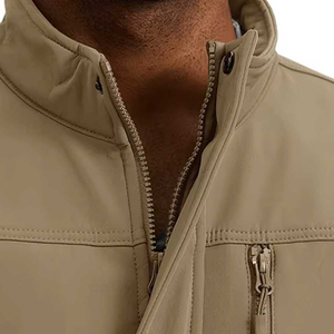 Nueva llegada al por mayor chaquetas Softshell 2024 mejor calidad hombres a prueba de viento hombres chaqueta Softshell - Product Image 2