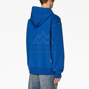 Stylish Fashionable <b>Pullover</b> <b>Men</b> Distressed Hoodies 2026 Custom Made Latest Design <b>Men</b> Distressed Hoodies For Adult - Product Image 2