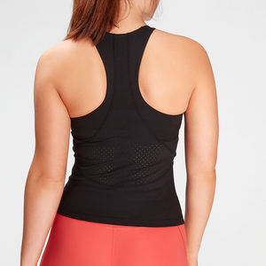 Venta al por mayor de alta calidad Spandex algodón entrenamiento músculo Yoga gimnasio Fitness entrenamiento señoras camisetas sin mangas - Product Image 4