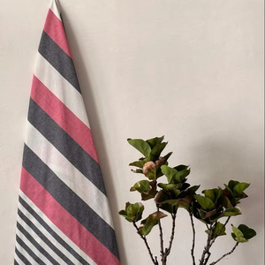 Fouta de playa de algodón a rayas ligero Premium estilo de secado rápido de gran tamaño de lujo para adultos usable sostenible - Product Image 1