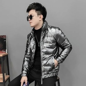 Chaqueta acolchada de invierno de alta calidad para hombre, cómoda, impermeable, a prueba de viento, cálida, de talla grande, informal, con cremallera, servicio OEM disponible - Product Image 1