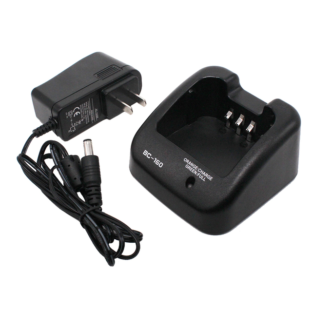 BC160 BC-160 Desktop Battery Charger for Lcom IC-F4161 IC-F3011 F4011 F14 F24 F3021 F4021 F33GT F43GS F3161 F4161 BC-160 Radio