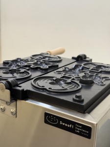 Machine à crêpes et gaufres commerciale rotative à gaz/électrique de qualité supérieure, moule personnalisé, machine à pâtisserie - Product Image 3