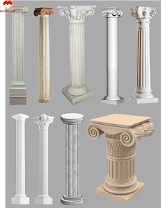 GuangZhou Brothers Stone - Columnas Redondas de Piedra Natural de Estilo Europeo, Diseño de Edificios de Lujo, Columnas Romanas de Mármol Sólido - Product Image 4