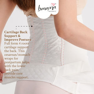 Vente en gros Soutien post-partum Ventre Shapewear 100% Coton Maternité Ventre Serrage Ceinture Tissé Méthode Utilisation Grossesse - Product Image 3