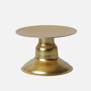 Présentoir à gâteaux de luxe en métal avec dessus en miroir pour exposer des gâteaux pâtisseries muffins desserts décoration élégante de table d'événement - Product Image 5