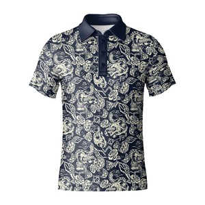 Camisa de Golf Transpirable de Jersey Sólido para Hombre, Corte Regular, Manga Corta, Poliéster y Spandex, Control de Humedad, Anti-Pilling, Anti-Arrugas - Product Image 2