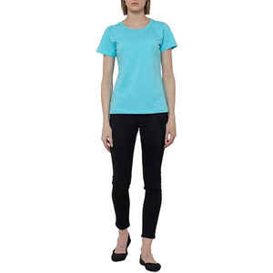 Camisetas ajustadas de alta calidad para mujer, ropa informal hecha con el mejor material, técnicas teñidas lisas - Product Image 5