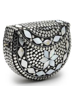 Travail de tuile d'artisan d'embrayage de luxe fait main de MOP d'Inde - Product Image 4