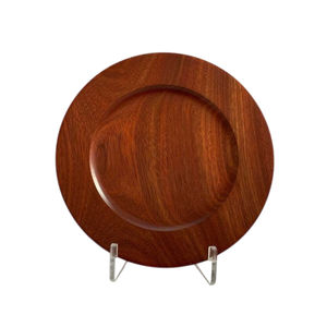 Wholesale Acacia Wood Charger Plate Handcrafted Natural Solid Wood <b>Dinner</b> Plate Serving <b>Platter</b> For Elegant Table Settings Decor - Product Image 2
