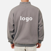 Sudaderas de Primera Calidad Ligeras, Ecológicas, Transpirables y de Talla Grande para Hombre con Cierre de Media Cremallera |   Cálido y Elegante |   Fibra de Algodón/Bambú |   Directo