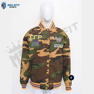 Chaqueta Universitaria de Béisbol Personalizada de Alta Calidad Hecha a Mano con Mangas de Cuero Rojo y Bordado Frontal de Lana para Hombre - Product Image 1