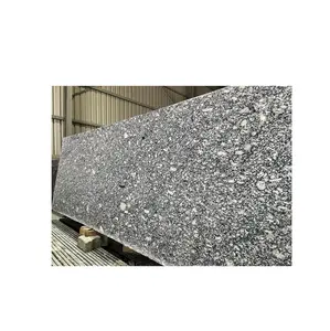 Good Quality Smoke Grey Granite Slab Used as Architectural Stone for Interior and Exterior Walls from India