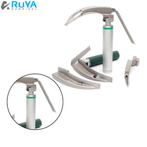 โลโก้ที่กำหนดเองดมยาสลบ304สแตนเลสนำมาใช้ใหม่ใยแก้วนำแสงใบมีดกล่องเสียงที่มีความยืดหยุ่นปลายนำแสง CE ISO - Product Image 4