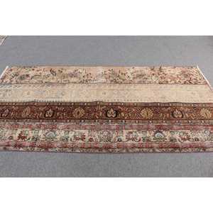 พรมขนาด 3.8x7.9 ฟุต, พรมวินเทจตุรกี, พรมขนสัตว์สีน้ำตาล - Product Image 2