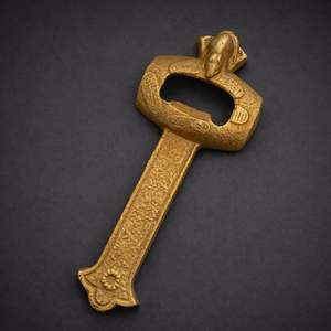 Cast Iron Royal Crown Bottle Opener Vintage <b>Antique</b> Design Strong Grip Durable Finish Perfect for Home Bar and Luxury Decor - Product Image 6