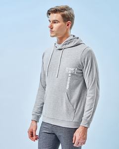 OEM Sweats à capuche décontractés 100% coton de haute qualité Conception de logo personnalisé Streetwear Respirant Sweats à capuche d'automne Couleur unie Fabriqué au Pakistan - Product Image 2