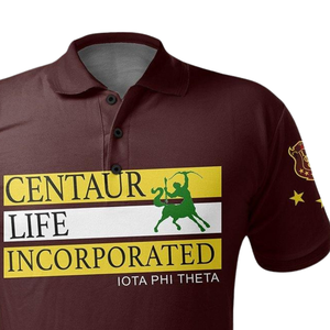 Camiseta Polo Griega para Hombre Iota Phi Theta 1963, Bordada, de Algodón Premium, Top de Fraternidad - Product Image 6