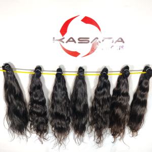 Paquet vietnamien couleur naturelle cheveux femmes noires brut pas cher en gros Machine Double trame 100% tissage Extensions de cheveux humains - Product Image 1