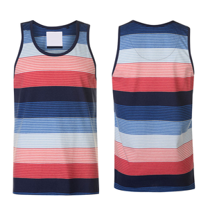 New Breathable Men's Running Tank Top With Custom Logo 100% Cotton Exercise <b>Sleeveless</b> <b>T</b>-<b>shirts</b> Gym Tank Tops - Product Image 1