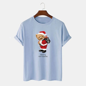 เสื้อยืดแขนสั้นพิมพ์ลายดิจิทัล 220 กรัม ผ้าโพลีเอสเตอร์/คอตตอน ระบายอากาศ แห้งเร็ว สไตล์ลำลอง พิมพ์ลายตัวอักษร ตามเทรนด์แฟชั่นปากีสถาน ปี 2026 - Product Image 4