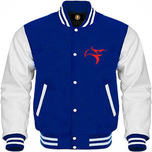 Chaqueta universitaria para hombre, nuevo diseño, chaqueta de invierno Letterman de Color sólido, chaquetas universitarias a granel bien cosidas y de longitud larga - Product Image 1