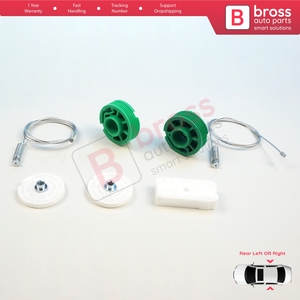 ชุดซ่อมกระจกหน้าต่าง BWR5631สำหรับด้านหลังซ้ายหรือขวาสำหรับ S‑Class รุ่น C140/W140ปี1992–1999คูเป้ CL420 CL500 CL600 - Product Image 5